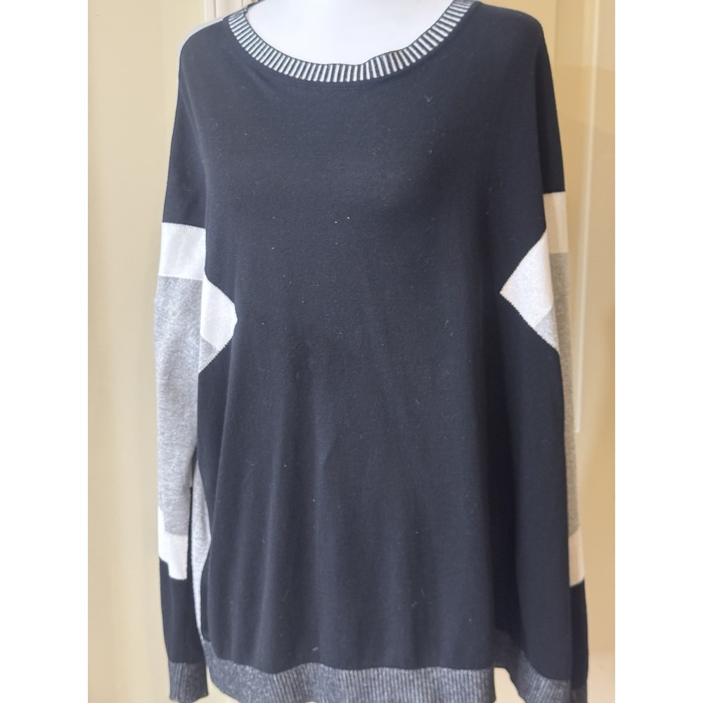 Planet By Lauren G women's shirt Pullover Boxy Loose Fit  long sleeve one size‎